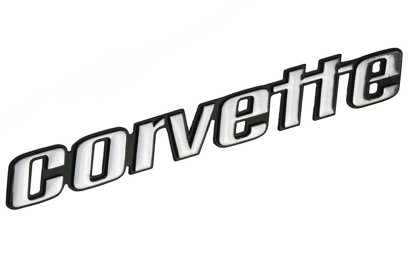 One Pc Corvette Rear Bumper Letter Emblems 3D Badges Late Replacement for 19761979 C3